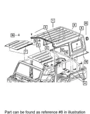 УПЛОТНИТЕЛЬ 68088043AA CHRYSLER