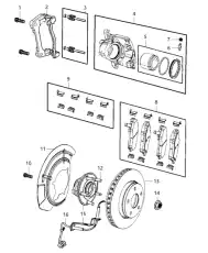 Датчик ABS CHRYSLER 68004019AD