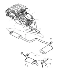  04581014AB ХОМУТ ВЫХЛОПНОЙ ТРУБЫ CHRYSLER