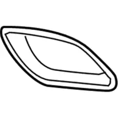 Накладка бампера 68158580AB CHRYSLER