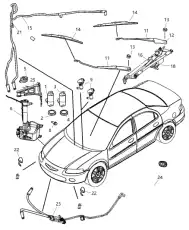 НАСОС СТЕКЛООЧИСТИТЕЛЯ 05152076AC CHRYSLER