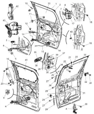 ФИКСАТОР ДВЕРИ 04675516AB CHRYSLER