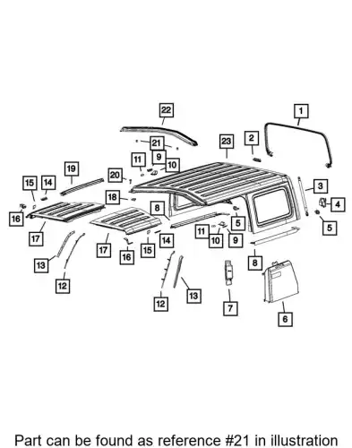 УПОР 68005011AB CHRYSLER