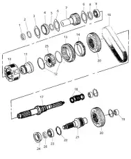  САЛЬНИК ВАЛА КОРОБКИ РАЗДАТОЧНОЙ 68026955AA CHRYSLER