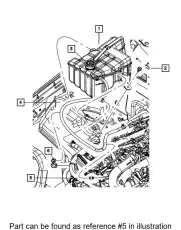 КЛИПСА 52080133AB CHRYSLER