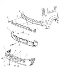 ЗАГЛУШКА ПЛАСТИКОВАЯ 06506008AA CHRYSLER