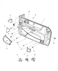 КРЕПЕЖ ДЛЯ ОБИВКИ 06506852AB CHRYSLER