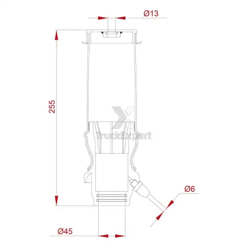 Амортизатор кабины TRUCKEXPERT 46744010