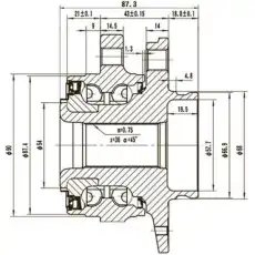 Ступица ZIKMAR Z89332R