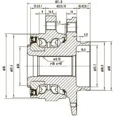 Ступица ZIKMAR Z89332R