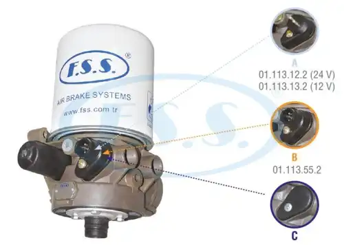 осушитель воздуха! \RVI 01.133.46.0 F.S.S.
