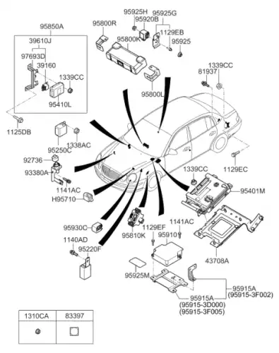 болт m6 1129306123 HYUNDAI
