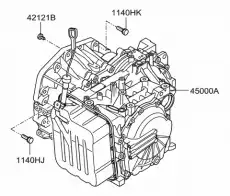 болт м6 1196110406K HYUNDAI