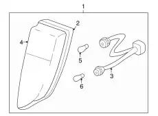 Фонарь задний HYUNDAI / KIA 924212D270