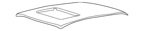 панель крыши 6711138050 HYUNDAI