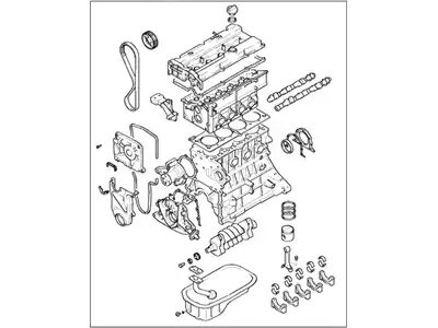 Двигатель (ДВС) в сборе HYUNDAI / KIA 2110126C00