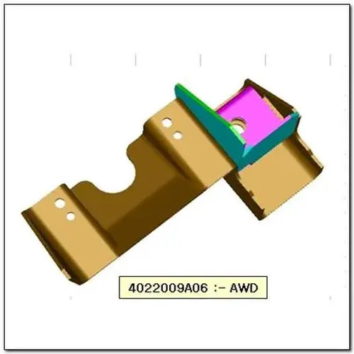КРОНШТЕЙН ДВИГАТЕЛЯ 4022009A06 SSANGYONG