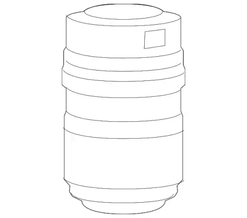 Пневмобалон передний L 95535840321 PORSCHE