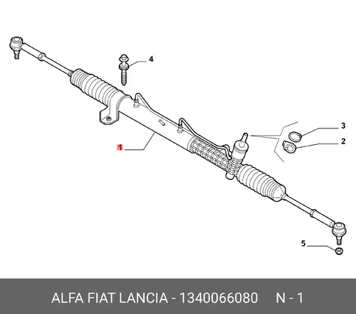 Рулевая рейка ALFA ROMEO 1340066080