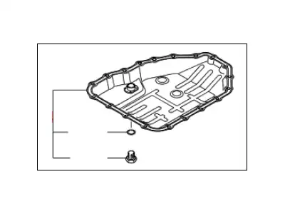 Поддон картера КПП KIA 4528023000