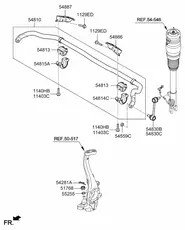 Тяга стабилизатора HYUNDAI / KIA 548403T000