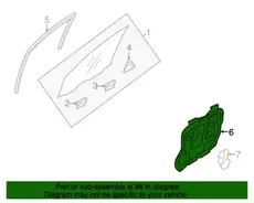 ВНУТРЕННЯЯ ПАНЕЛЬ ДВЕРИ 824713T010 HYUNDAI