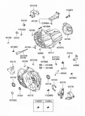 болт m8 1123412403 MOBIS
