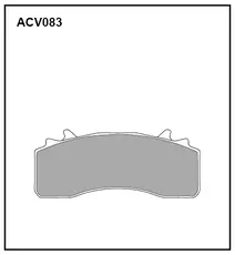Тормозные колодки дисковые ALLIED NIPPON ACV083K