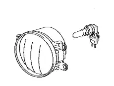 Фара противотуманная TOYOTA / LEXUS 81220-08020