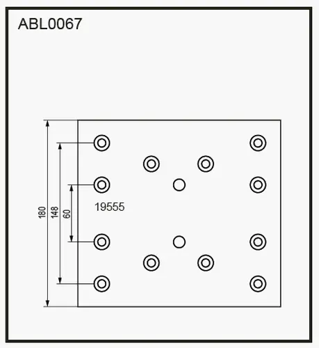 ТОРМОЗНЫЕ НАКЛАДКИ ABL0067HD ALLIED NIPPON