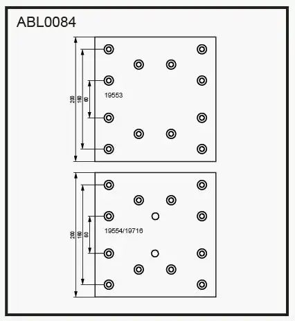 Накладки тормозные ALLIED NIPPON ABL0084