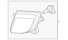 Фара противотуманная MAZDA GS3L51680