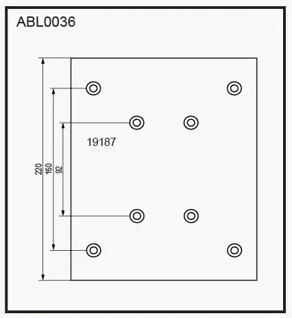 Накладки тормозные ALLIED NIPPON ABL0036