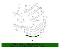 МОЛДИНГ 3C5807460B2ZZ VAG