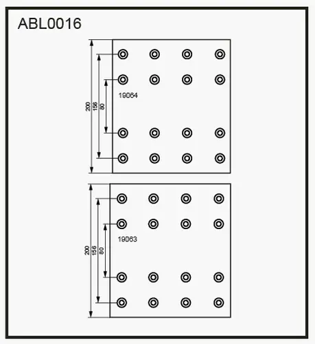 Накладки тормозные ALLIED NIPPON ABL2016