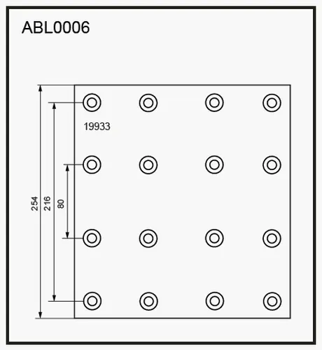 ТОРМОЗНЫЕ НАКЛАДКИ ABL1006 ALLIED NIPPON