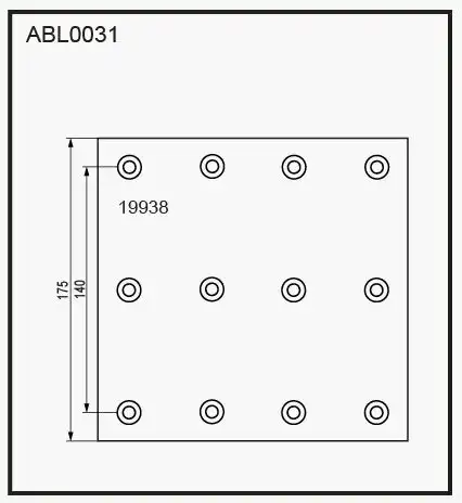 Накладки тормозные ALLIED NIPPON ABL0031