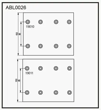 ТОРМОЗНЫЕ НАКЛАДКИ ABL0026 ALLIED NIPPON