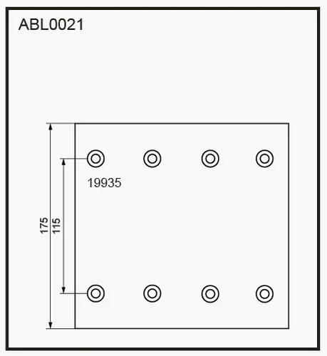 ТОРМОЗНЫЕ НАКЛАДКИ ABL2021 ALLIED NIPPON