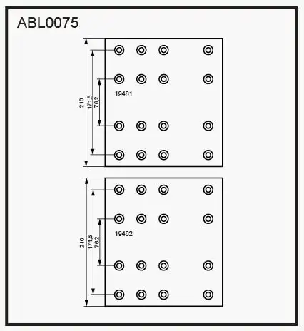 Тормозные Накладки ABL0075 ALLIED NIPPON
