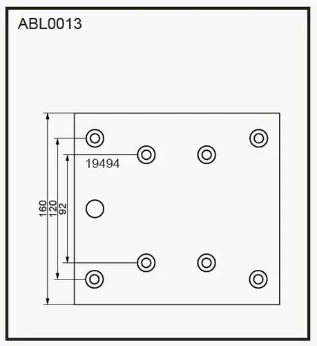 Накладки тормозные ALLIED NIPPON ABL1013