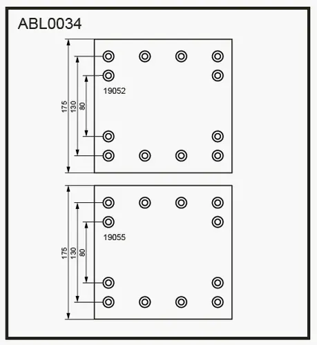 ТОРМОЗНЫЕ НАКЛАДКИ ABL0034HD ALLIED NIPPON