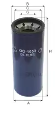 Фильтр масляный GOODWILL OG 1053 KAMAZ