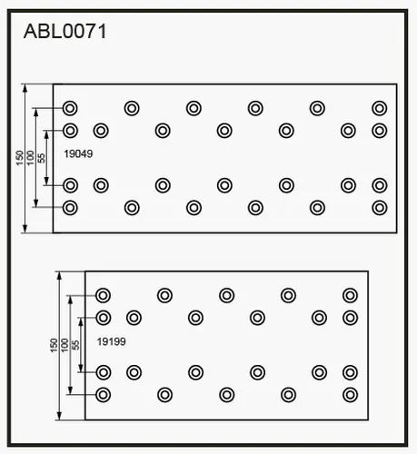 Накладки тормозные ALLIED NIPPON ABL0071HD