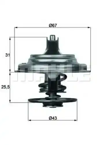 Термостат системы охлаждения KNECHT TX2379D