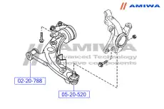 ОПОРА ШАРОВАЯ 0520520 AMIWA