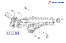 САЙЛЕНТБЛОК ОПОРЫ ДИФФЕРЕНЦИАЛА 0235604 AMIWA
