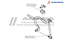 03-35-080 ВТУЛКА ПЕРЕДНЕГО СТАБИЛИЗАТОРА AMIWA