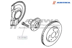 ШПИЛЬКА КОЛЁСНАЯ 0123010 AMIWA