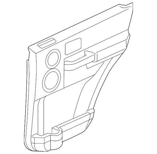Обшивка двери VBA500080 LAND ROVER